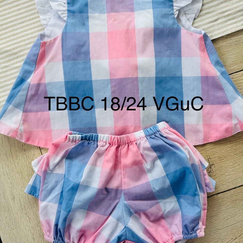 Colorful Plaid Baby Outfit